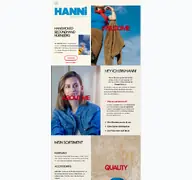 Kleine Seitenvorschau von hannis-secondhand.de