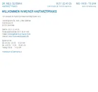 Kleine Seitenvorschau von hannover-hautarzt.de