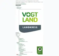 Kleine Seitenvorschau von vogtlandkreis.de
