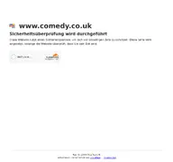 Kleine Seitenvorschau von comedy.co.uk