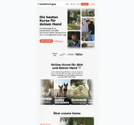 Kleine Seitenvorschau von hundetraining.de