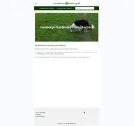 Kleine Seitenvorschau von hundewiese-hamburg.de