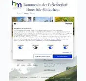 Kleine Seitenvorschau von hunsrueck-mittelrhein.de
