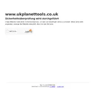 Kleine Seitenvorschau von ukplanettools.co.uk