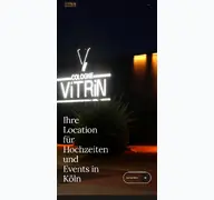 Kleine Seitenvorschau von vitrin-cologne.de