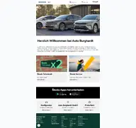 Kleine Seitenvorschau von autoburghardt.skoda-auto.de