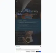 Kleine Seitenvorschau von sweetsoftlazy.de