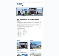 Kleine Seitenvorschau von msr-baustoffhandel.de