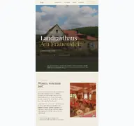 Kleine Seitenvorschau von landgasthaus-frauenstein.de