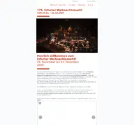 Kleine Seitenvorschau von erfurt-weihnachtsmarkt.de