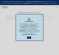 Kleine Seitenvorschau von ergebnisse.zensus2022.de