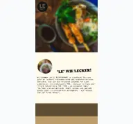 Kleine Seitenvorschau von lerestaurantlaupheim.de