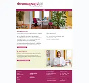 Kleine Seitenvorschau von rheumapraxiskiel.de