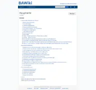 Kleine Seitenvorschau von wiki.baw.de