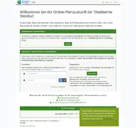 Kleine Seitenvorschau von planauskunft.swst.de