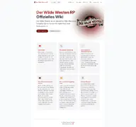 Kleine Seitenvorschau von wiki.der-wilde-westen-rp.de