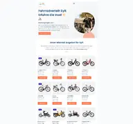 Kleine Seitenvorschau von mietrad-sylt.de