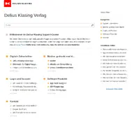 Kleine Seitenvorschau von support.delius-klasing.de