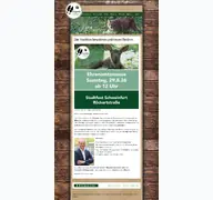 Kleine Seitenvorschau von wildparkfreunde-schweinfurt.de