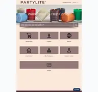 Kleine Seitenvorschau von support.partylite.de