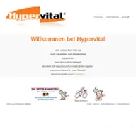 Kleine Seitenvorschau von hypervital.de
