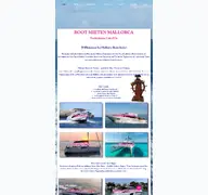 Kleine Seitenvorschau von mallorca-bootcharter.de