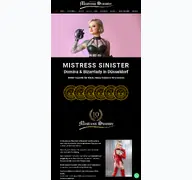 Kleine Seitenvorschau von mistress-sinister.de