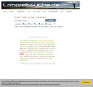 Kleine Seitenvorschau von swww.lobpreissuche.de