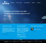 Kleine Seitenvorschau von syltaquarium.de