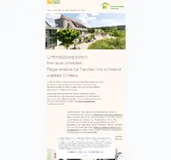 Kleine Seitenvorschau von familienherberge-lebensweg.de