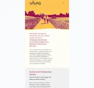 Kleine Seitenvorschau von vivas-online.de