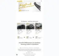 Kleine Seitenvorschau von autohaus-henning.de