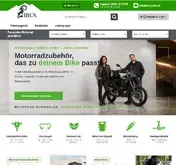 Kleine Seitenvorschau von ibex-parts.de