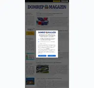 Kleine Seitenvorschau von domrep-magazin.de