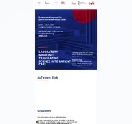 Kleine Seitenvorschau von laboratoriumsmedizin-kongress.de