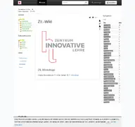 Kleine Seitenvorschau von wiki.zil.haw-landshut.de