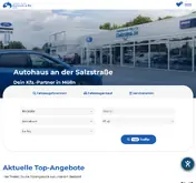 Kleine Seitenvorschau von autohaus-salzstrasse.de