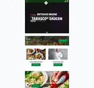 Kleine Seitenvorschau von tabasco.de