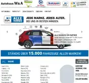 Kleine Seitenvorschau von autohaus-wa.de