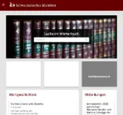 Kleine Seitenvorschau von idiotikon.ch