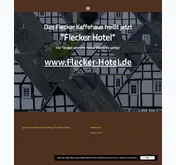 Kleine Seitenvorschau von flecker-kaffeehaus.de