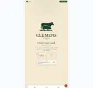 Kleine Seitenvorschau von landfleischerei-clemens.de
