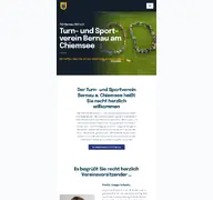 Kleine Seitenvorschau von tsv-bernau.de