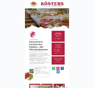 Kleine Seitenvorschau von fleischerei-koesters.de