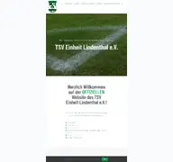 Kleine Seitenvorschau von tsv-lindenthal.de