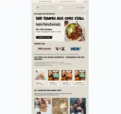Kleine Seitenvorschau von taemptaestic.de