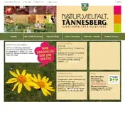 Kleine Seitenvorschau von taennesberg.de