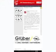 Kleine Seitenvorschau von tsv-rottenburg.de