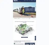 Kleine Seitenvorschau von ibak.de