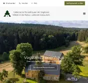Kleine Seitenvorschau von vogtland-ferienhaus.de